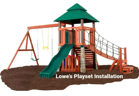 Lowes playset installation guide